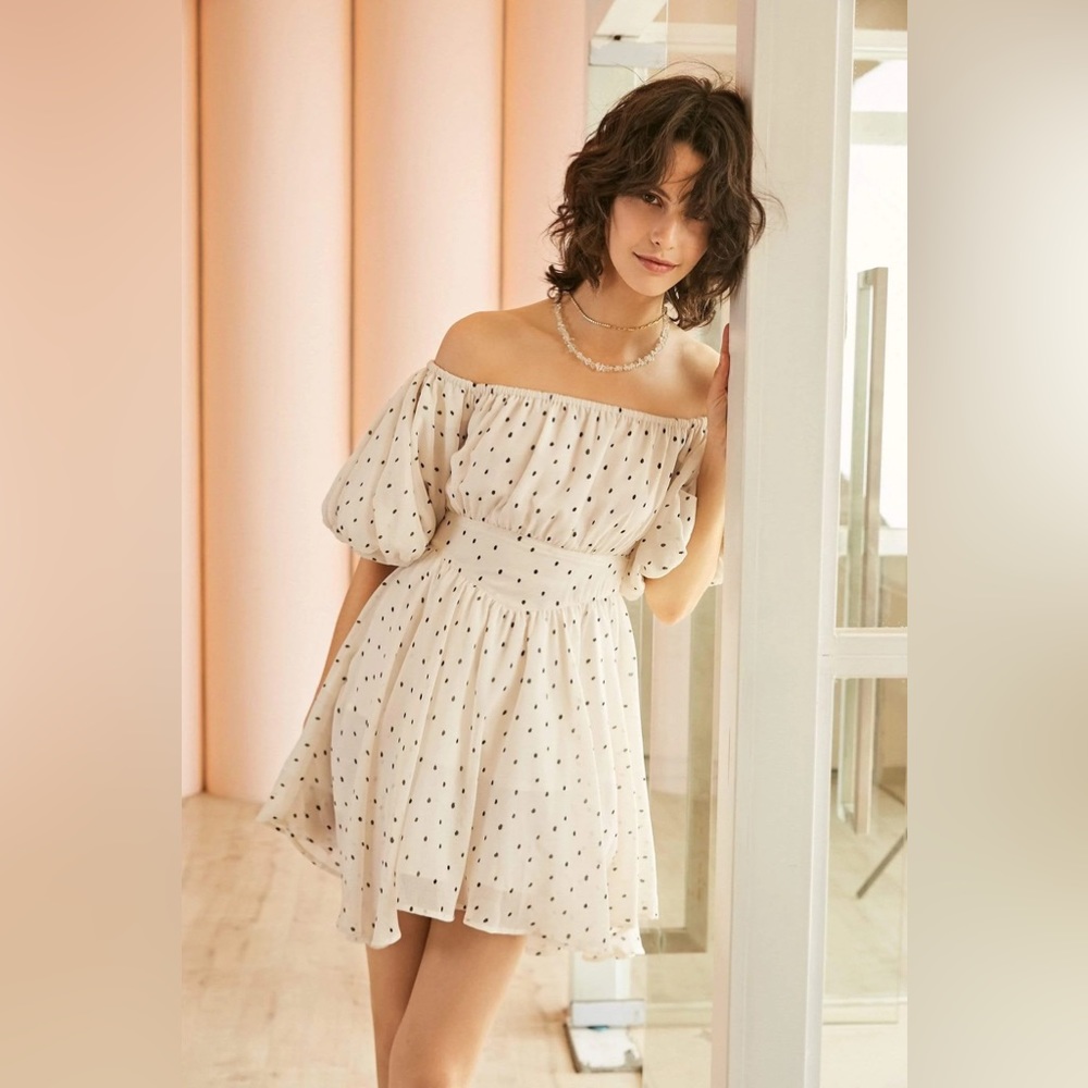 J.ING Ivory Garland Garden Dress